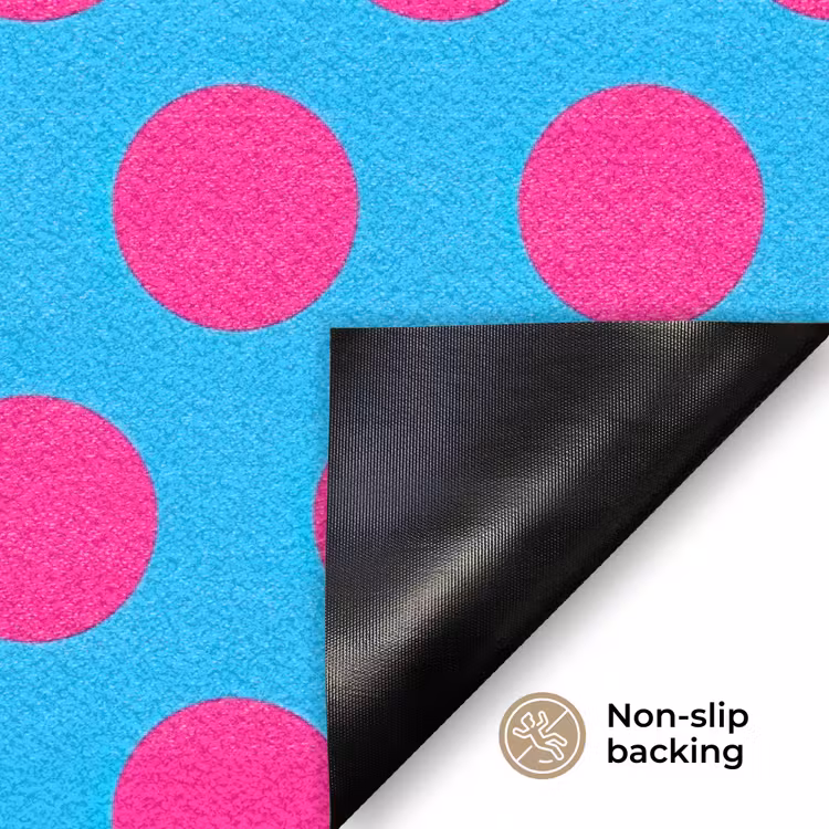 Stippen - Klassiek - Roze Deurmat klein 898 -antislip_EN