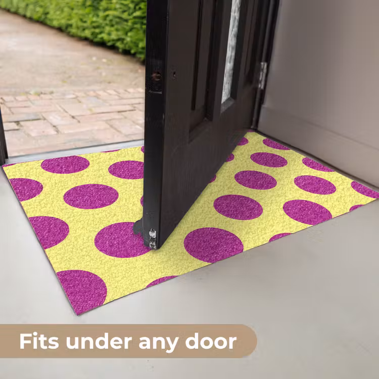 Dots - Klassiek - Geel Deurmat klein 898 -USP_EN