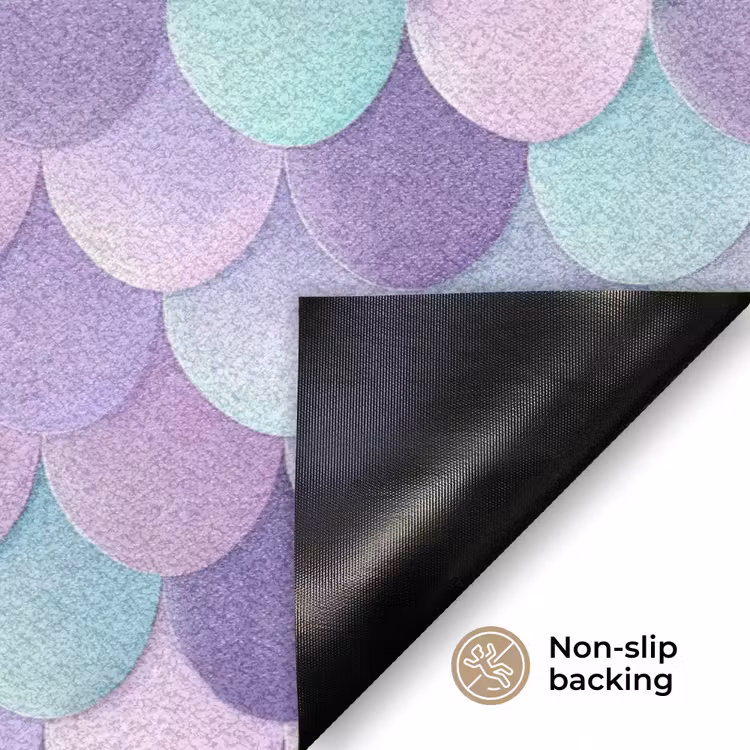 Dromerig - Zeemeermin - Pastel Deurmat klein 898 -antislip_EN