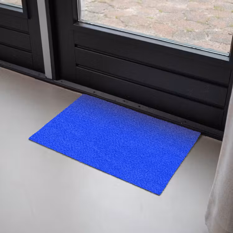 Electric - Blue - Blauw Deurmat klein 898 -sfeer2