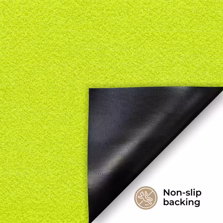 Electric - Lemon - Geel Deurmat klein 898 -antislip_EN