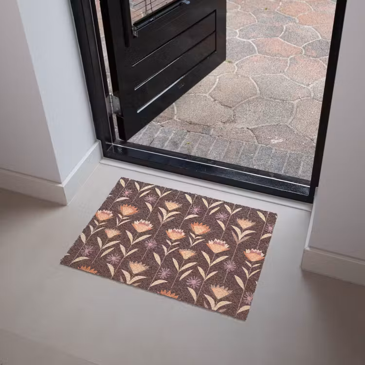 Elegant - Retro - Bruin Deurmat klein 898 -sfeer5
