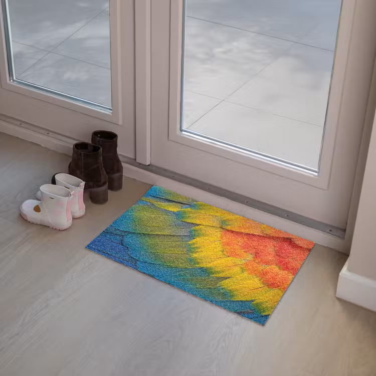 Veren - Ara - Kleurrijk Deurmat klein -sfeer3