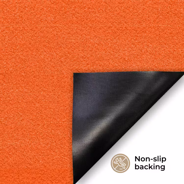 Fiery - Tangerine - Oranje Deurmat klein 898 -antislip_EN