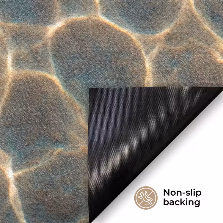 Vis - Water - Dieren - Oranje - Goud Deurmat klein -antislip_EN