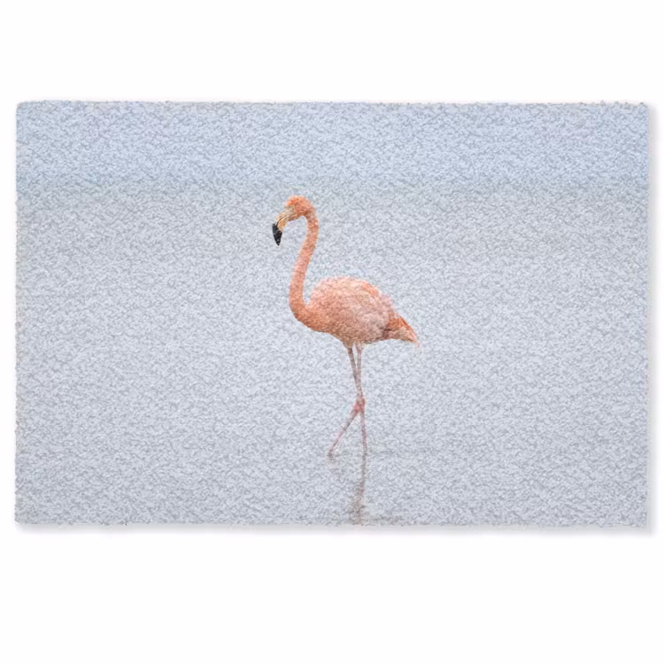 Flamingo - Zee - Roze Deurmat klein -zkaufland3d