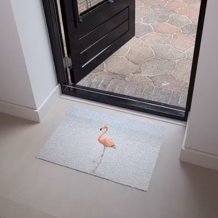 Flamingo - Zee - Roze Deurmat klein -sfeer5
