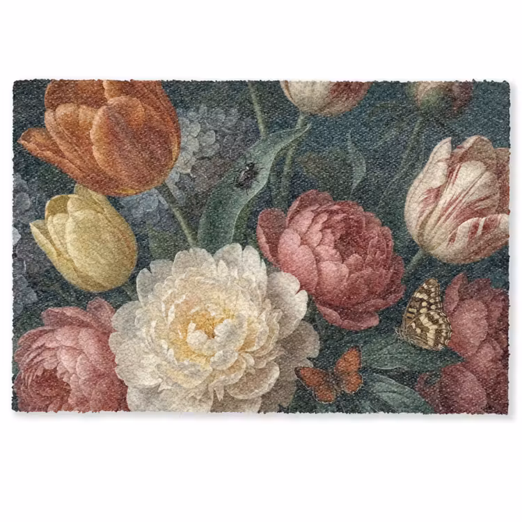 Bloemen - Boeket - Natuur - Klassiek - Donker Deurmat klein -zkaufland3d