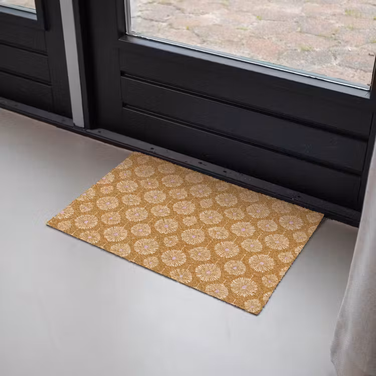 Bloemen - Modern - Oker Deurmat klein 898 -sfeer2