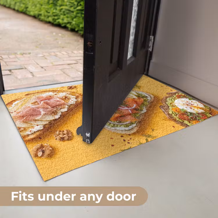 Eten - Brood - Ontbijt - Modern - Kleurrijk Deurmat klein -USP_EN