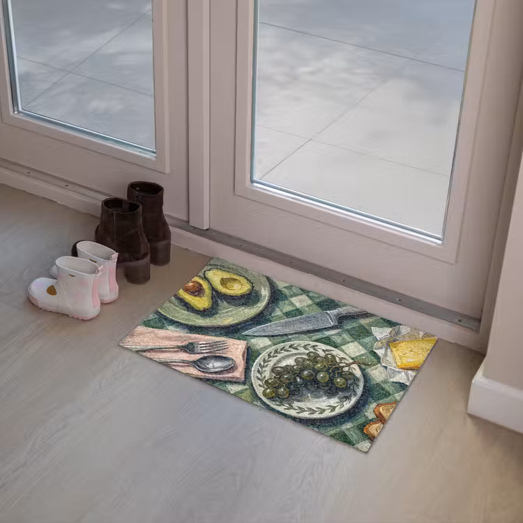 Eten - Ontbijt - Tafel - Modern - Groen Deurmat klein -sfeer3