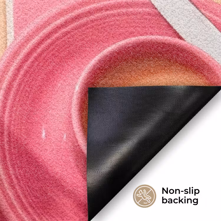 Eten - Citrusvruchten - Stillevens - Roze - Oranje Deurmat klein -antislip_EN