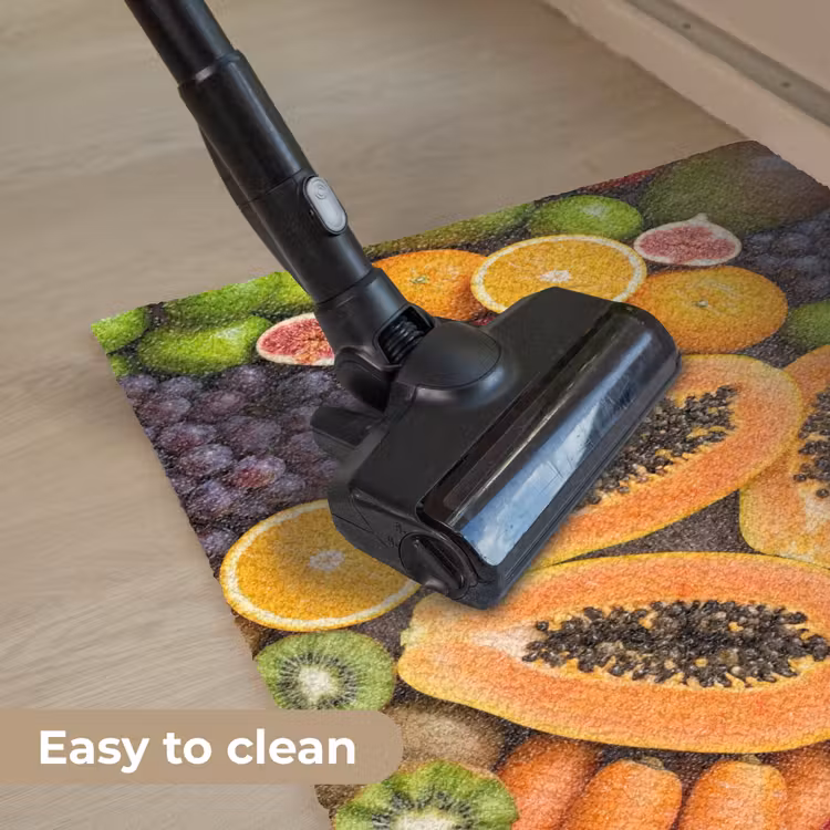 Eten - Fruit - Groenten - Vers - Kleurrijk Deurmat klein -reinigen_EN