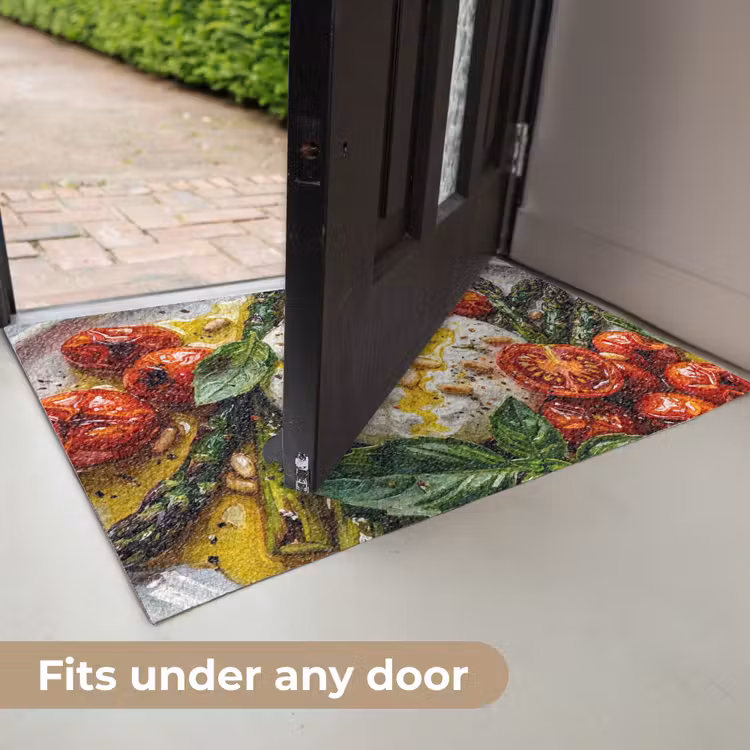 Eten - Groenten - Kaas - Modern - Vers Deurmat klein -USP_EN