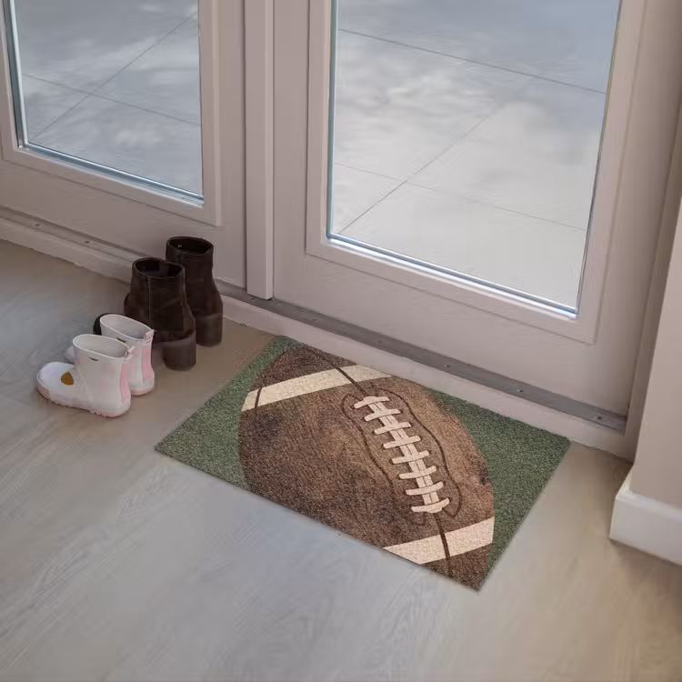 Football - Hout - Sport - Groen Deurmat klein -sfeer3