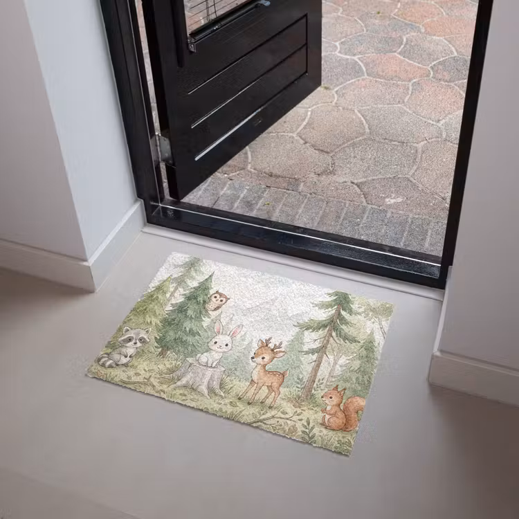 Bos - Dieren - Groen Deurmat klein -sfeer5