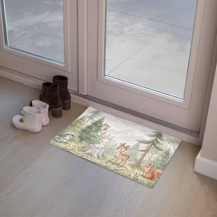 Bos - Dieren - Groen Deurmat klein -sfeer3