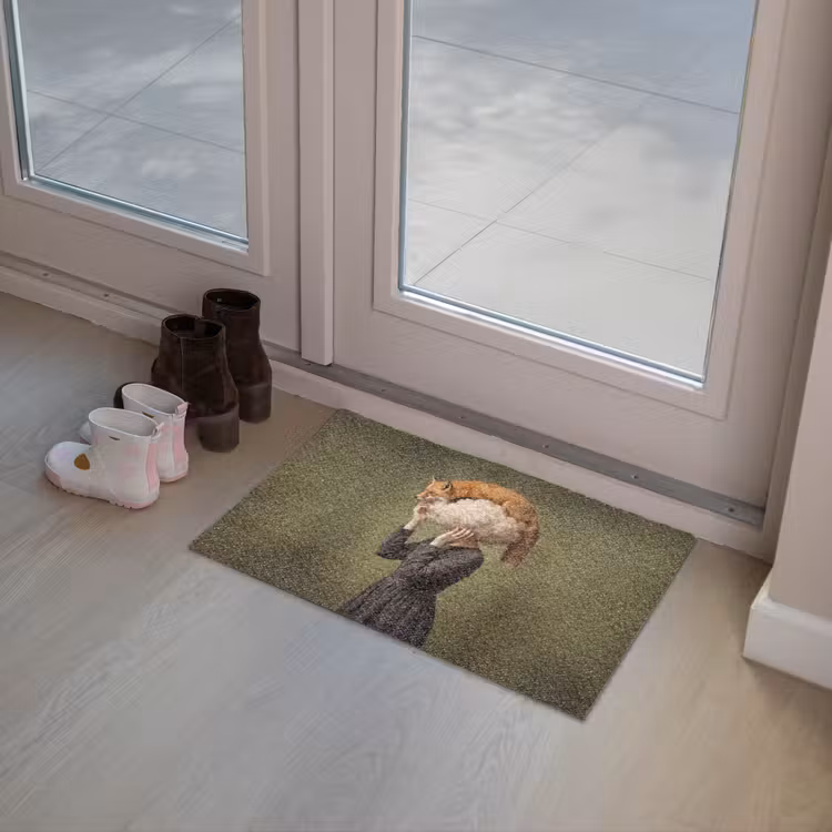 Vos - Surrealistisch - Groen Deurmat klein -sfeer3