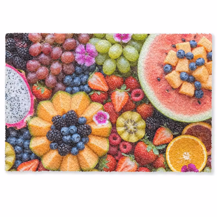 Fruit - Vers - Variatie - Eten - Kleurrijk Deurmat klein -zkaufland3d
