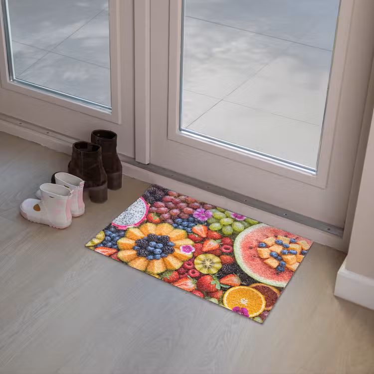 Fruit - Vers - Variatie - Eten - Kleurrijk Deurmat klein -sfeer3