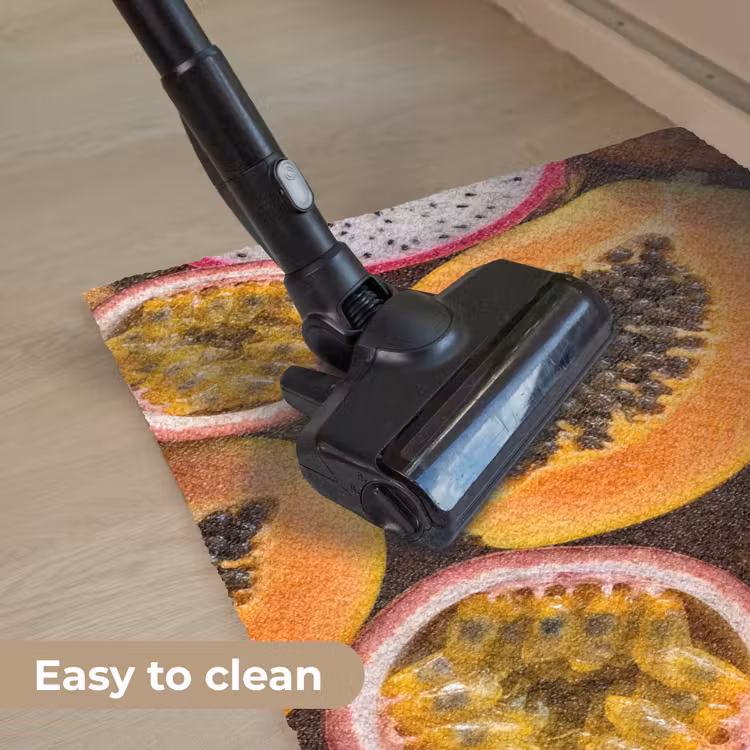 Fruit - Geopend - Tropisch - Eten - Kleurrijk Deurmat klein -reinigen_EN