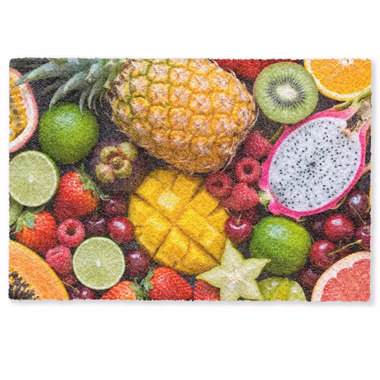 Fruit - Assortiment - Vers - Gezond - Kleurrijk Deurmat klein -zkaufland3d