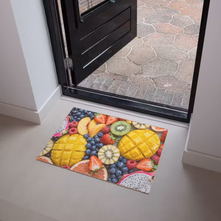 Fruit - Versneden - Kleurrijk - Eten - Gezond Deurmat klein -sfeer5