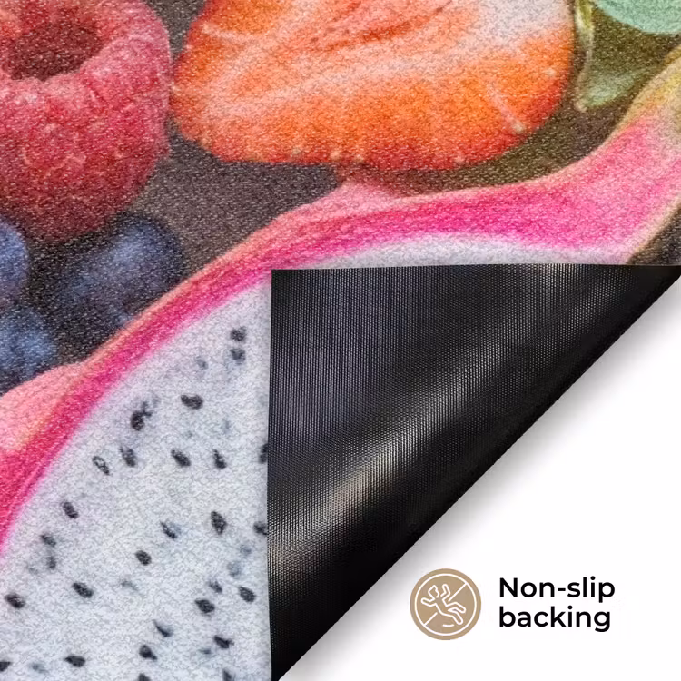 Fruit - Versneden - Kleurrijk - Eten - Gezond Deurmat klein -antislip_EN
