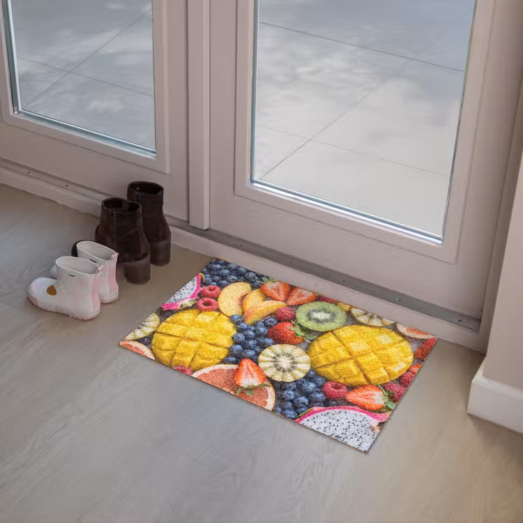Fruit - Versneden - Kleurrijk - Eten - Gezond Deurmat klein -sfeer3