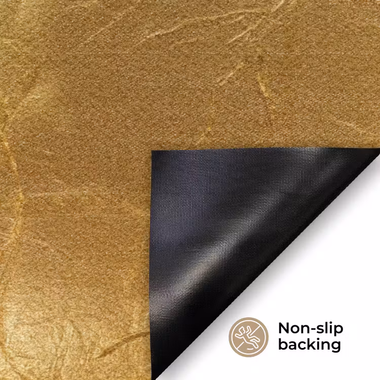 Bladgoud - Vintage - Textuur - Warm Goud Deurmat klein 898 -antislip_EN
