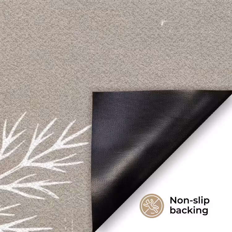 Grafisch - Fluitenkruid - Taupe Deurmat klein -antislip_EN