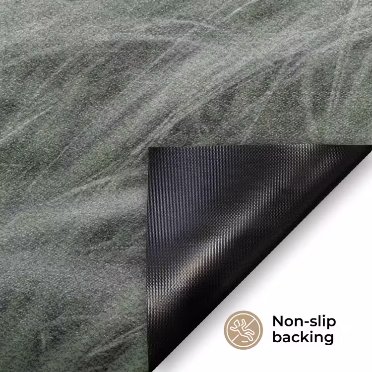 Gras - Wazig - Natuur - Groen - Zacht Deurmat klein -antislip_EN