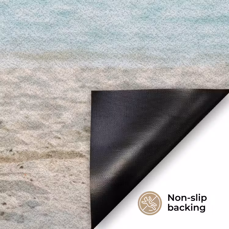 Hangmat - Strand - Wit Deurmat klein -antislip_EN