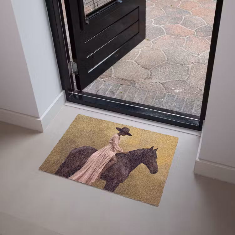 Paard - Klassiek - Oker Deurmat klein -sfeer5