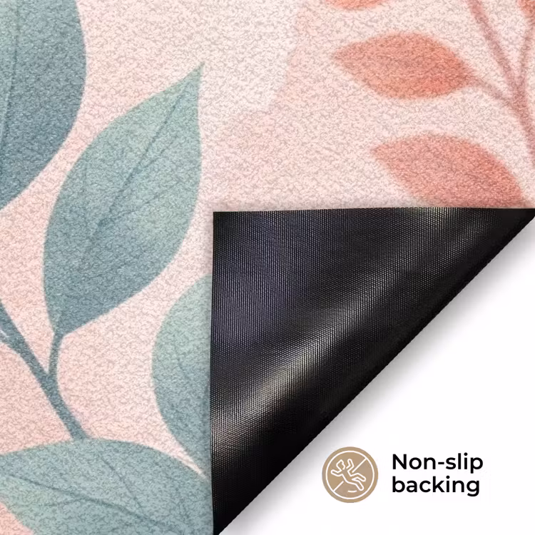 Kolibrie - Vliegen - Natuur - Illustratie - Kleurrijk Deurmat klein -antislip_EN