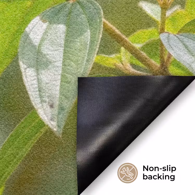 Kolibrie - Bloem - Natuur - Groen Deurmat klein -antislip_EN