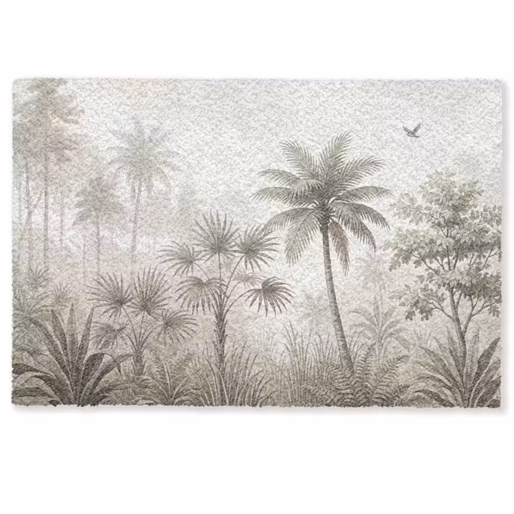 Jungle - Palmbomen - Natuur Deurmat klein -zkaufland3d