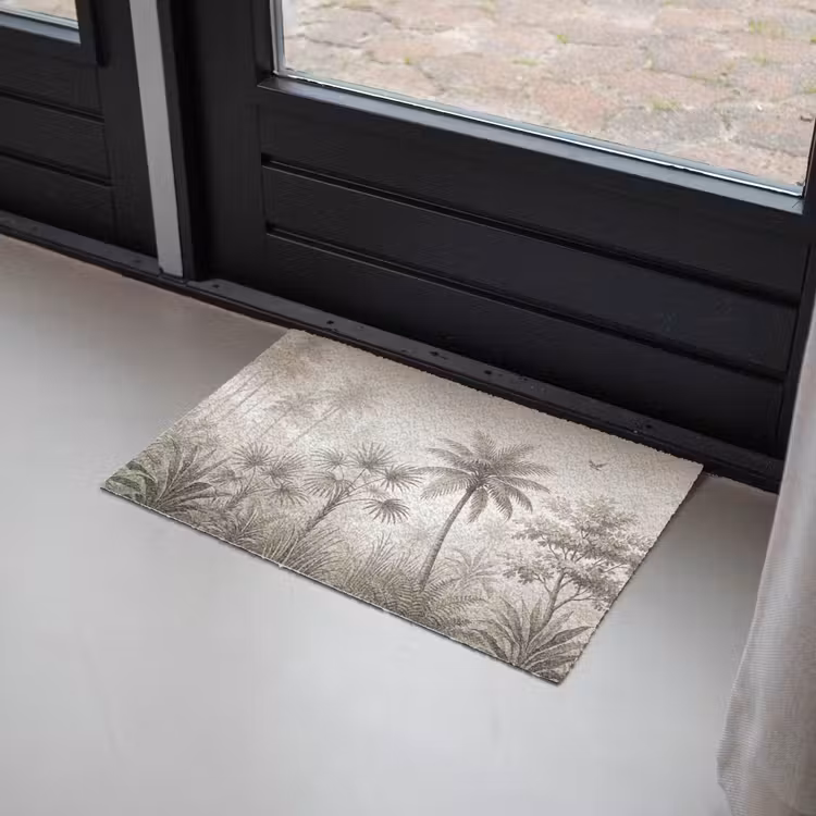 Jungle - Palmbomen - Natuur Deurmat klein -sfeer2