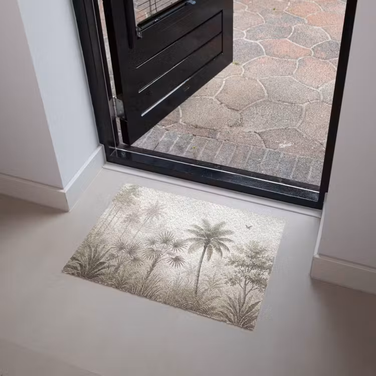 Jungle - Palmbomen - Natuur Deurmat klein -sfeer5