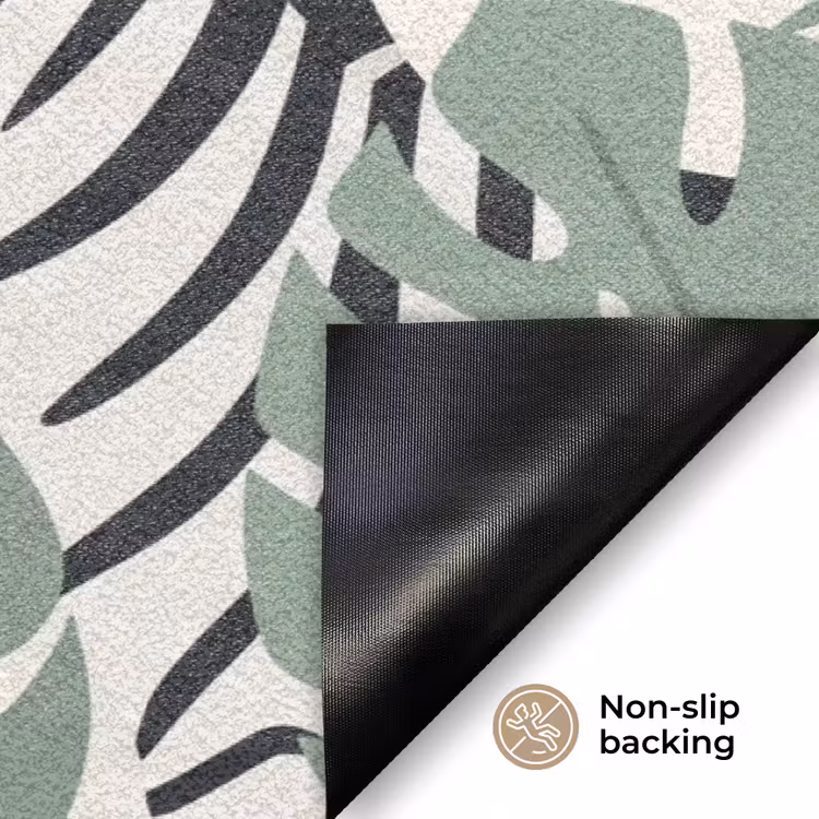 Jungle - Rustiek - Pastel Deurmat klein -antislip_EN