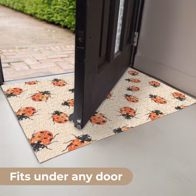 Lieveheersbeestjes - Patroon - Rood Deurmat klein 898 -USP_EN