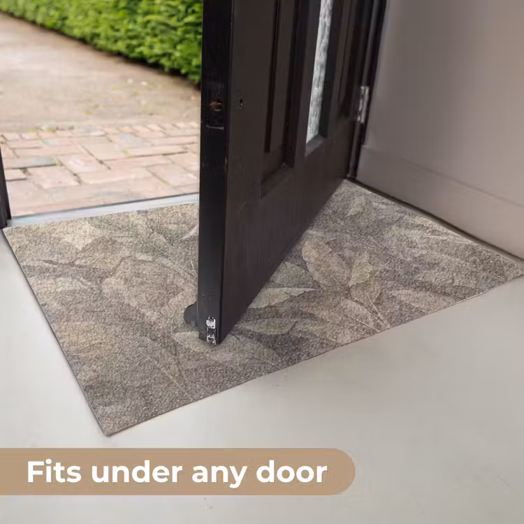 Bladeren - Tropisch - Natuur - Modern - Beige Deurmat klein -USP_EN