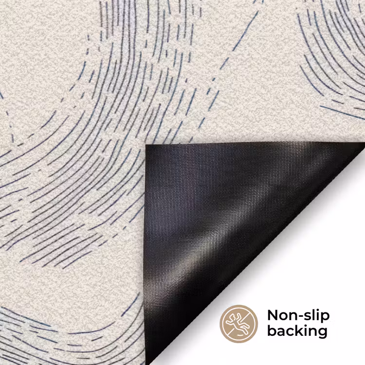 Lijnen - Patroon - Beige - Minimalistisch Deurmat klein 898 -antislip_EN