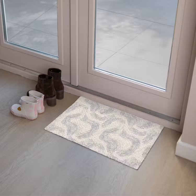 Lijnen - Patroon - Beige - Minimalistisch Deurmat klein 898 -sfeer3