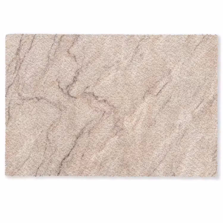 Marmer - Patroon - Abstract - Modern - Beige Deurmat klein -zkaufland3d