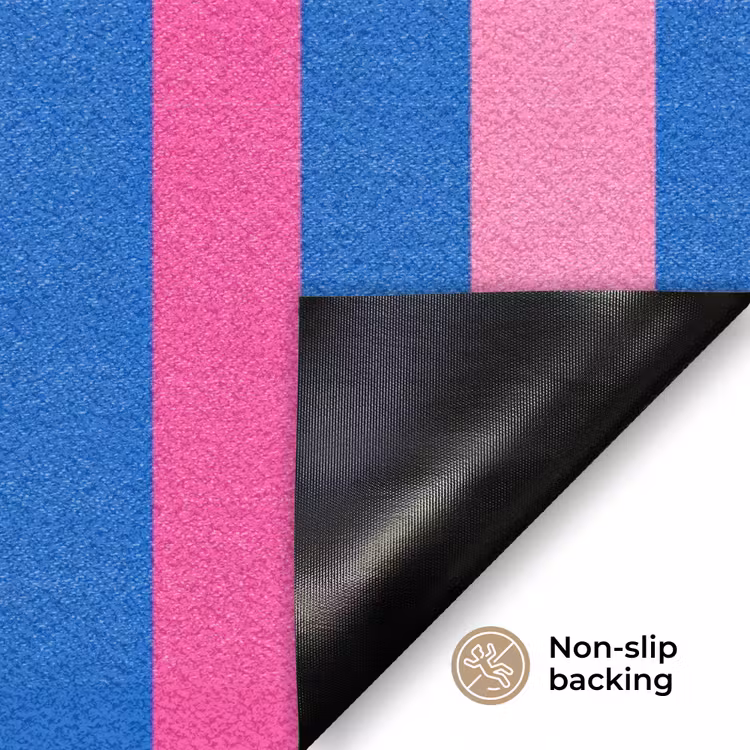 Modern - Optisch - Roze Deurmat klein 898 -antislip_EN