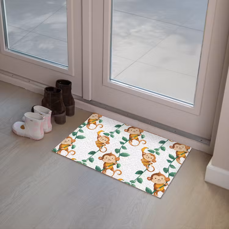 Apen - Lianen - Kleurrijk Deurmat klein 898 -sfeer3