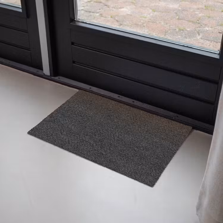 Mozaïek - Patroon - Antraciet - Zwart Deurmat klein 898 -sfeer2
