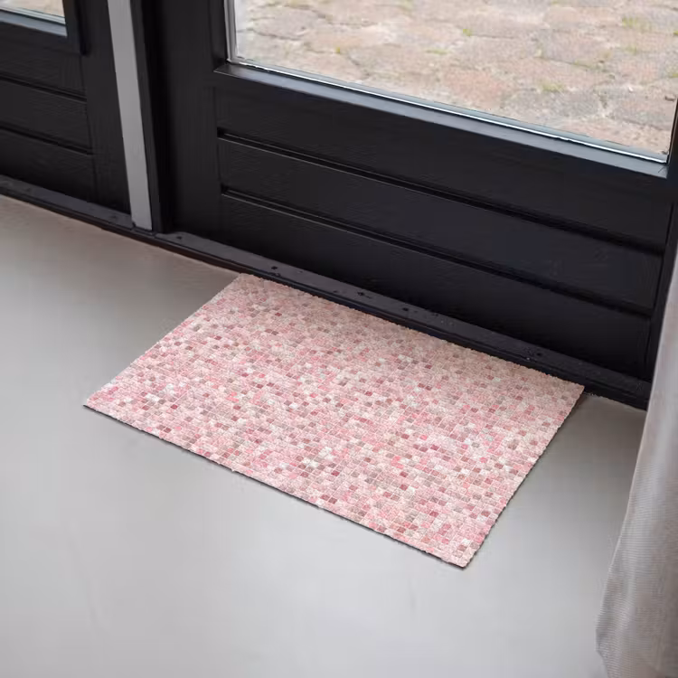 Mozaïek - Patroon - Roze Deurmat klein 898 -sfeer2