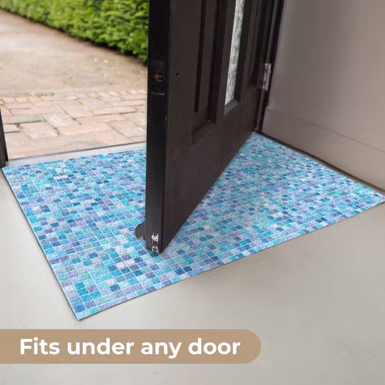 Mozaïek - Patroon - Turquoise Deurmat klein 898 -USP_EN